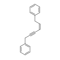 2d structure of [(4Z)-6-phenylhex-4-en-2-yn-1-yl]benzene