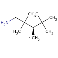 2d structure of (2R)-4-amino-2-tert-butyl-3,3-dimethylbutyl