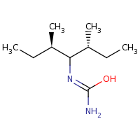 2d structure of (Z)-N'-[(3R,5R)-3,5-dimethylheptan-4-yl]carbamimidic acid