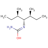 2d structure of (E)-N'-[(3R,4S,5S)-3,5-dimethylheptan-4-yl]carbamimidic acid