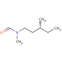2d structure of N-methyl-N-[(3R)-3-methylpentyl]formamide