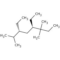 2d structure of (3R,5R)-3,5-diethyl-2,6,6-trimethyloctane