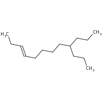 2d structure of (3E)-9-propyldodec-3-ene