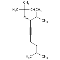 2d structure of (4R)-2,2,9-trimethyl-4-(propan-2-yl)dec-5-yne