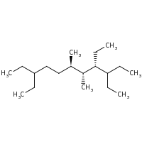2d structure of (4R,5R,6R)-3,4,9-triethyl-5,6-dimethylundecane