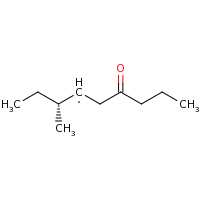2d structure of (3S)-3-methyl-6-oxononan-4-yl