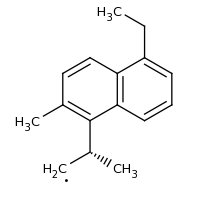 2d structure of (2S)-2-(5-ethyl-2-methylnaphthalen-1-yl)propyl