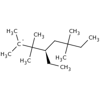 2d structure of (4R)-4-ethyl-2,3,3,6,6-pentamethyloctan-2-yl