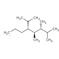 2d structure of (4R,5R,6R)-5,6,7-trimethyl-4-(propan-2-yl)octyl