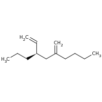 2d structure of (4R)-4-ethenyl-6-methylidenedecane