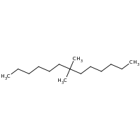 2d structure of 7,7-dimethyltridecane