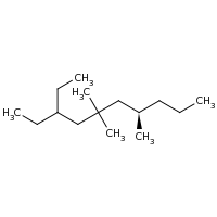 2d structure of (7R)-3-ethyl-5,5,7-trimethyldecane