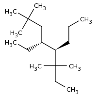 2d structure of (4R,5R)-4-ethyl-2,2,6,6-tetramethyl-5-propyloctane