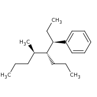2d structure of [(3R,4R,5R)-5-methyl-4-propyloctan-3-yl]benzene