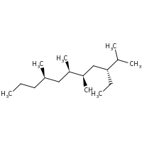 2d structure of (3R,5R,6R,8R)-3-ethyl-2,5,6,8-tetramethylundecane