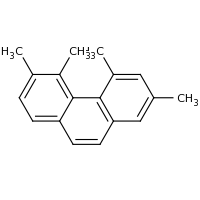 2d structure of 2,4,5,6-tetramethylphenanthrene