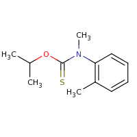 2d structure of N-methyl-N-(2-methylphenyl)(propan-2-yloxy)carbothioamide