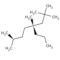 2d structure of (2S,5R)-2,5,7,7-tetramethyl-5-propyloctyl