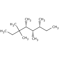 2d structure of (4R,5S,6R)-3,3,4,5,6-pentamethyloctane