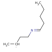 2d structure of 4-[(E)-pentylideneamino]butan-2-yl