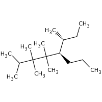 2d structure of (5R,6R)-2,3,3,4,4,6-hexamethyl-5-propyloctane