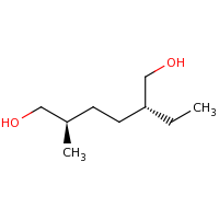 2d structure of (2R,5R)-2-ethyl-5-methylhexane-1,6-diol