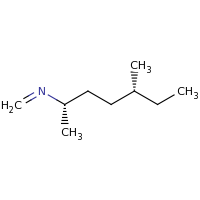 2d structure of [(2S,5R)-5-methylheptan-2-yl](methylidene)amine