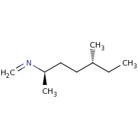 2d structure of [(2R,5R)-5-methylheptan-2-yl](methylidene)amine