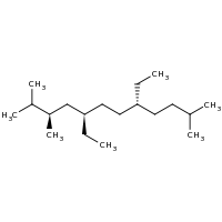 2d structure of (3R,5R,8R)-5,8-diethyl-2,3,11-trimethyldodecane