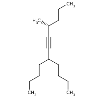 2d structure of (4R)-7-butyl-4-methylundec-5-yne