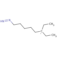 2d structure of 8-diazenyl-3-ethyloctan-3-yl
