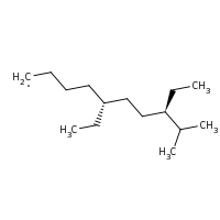 2d structure of (5R,8R)-5,8-diethyl-9-methyldecyl
