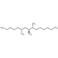 2d structure of (6R,8S,9R)-6,8,9-trimethylpentadecane