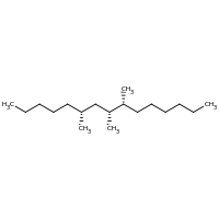 2d structure of (6R,8R,9R)-6,8,9-trimethylpentadecane