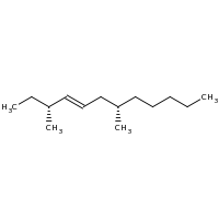 2d structure of (3R,4E,7S)-3,7-dimethyldodec-4-ene