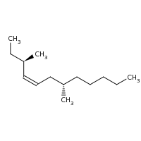 2d structure of (3R,4Z,7S)-3,7-dimethyldodec-4-ene