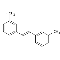2d structure of {3-[(E)-2-(3-methylphenyl)ethenyl]phenyl}methyl