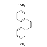 2d structure of {3-[(Z)-2-(3-methylphenyl)ethenyl]phenyl}methyl