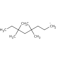 2d structure of 4,4,6,6-tetramethyloctyl