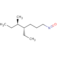 2d structure of (4S,5R)-4-ethyl-5-methyl-1-nitrosoheptane