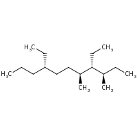 2d structure of (3R,4R,5S,8S)-4,8-diethyl-3,5-dimethylundecane