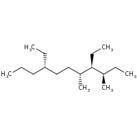 2d structure of (3R,4S,5R,8S)-4,8-diethyl-3,5-dimethylundecane