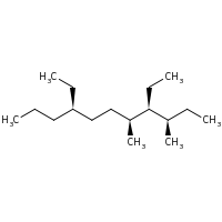 2d structure of (3R,4S,5S,8R)-4,8-diethyl-3,5-dimethylundecane
