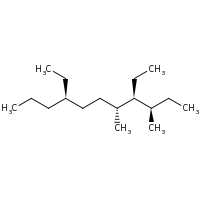 2d structure of (3R,4S,5R,8R)-4,8-diethyl-3,5-dimethylundecane