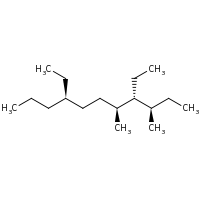 2d structure of (3R,4R,5S,8R)-4,8-diethyl-3,5-dimethylundecane