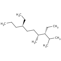 2d structure of (3R,4R,7R)-3,7-diethyl-2,4-dimethyldecane