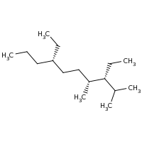2d structure of (3R,4R,7S)-3,7-diethyl-2,4-dimethyldecane