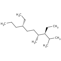 2d structure of (3S,4R,7S)-3,7-diethyl-2,4-dimethyldecane
