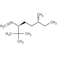 2d structure of (3R,6R)-3-tert-butyl-6-methyloct-1-ene