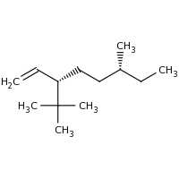 2d structure of (3S,6R)-3-tert-butyl-6-methyloct-1-ene